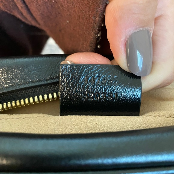 100% Authentic GUCCI Monogram GG Marmont Chain Bag - Picture 6 of 16